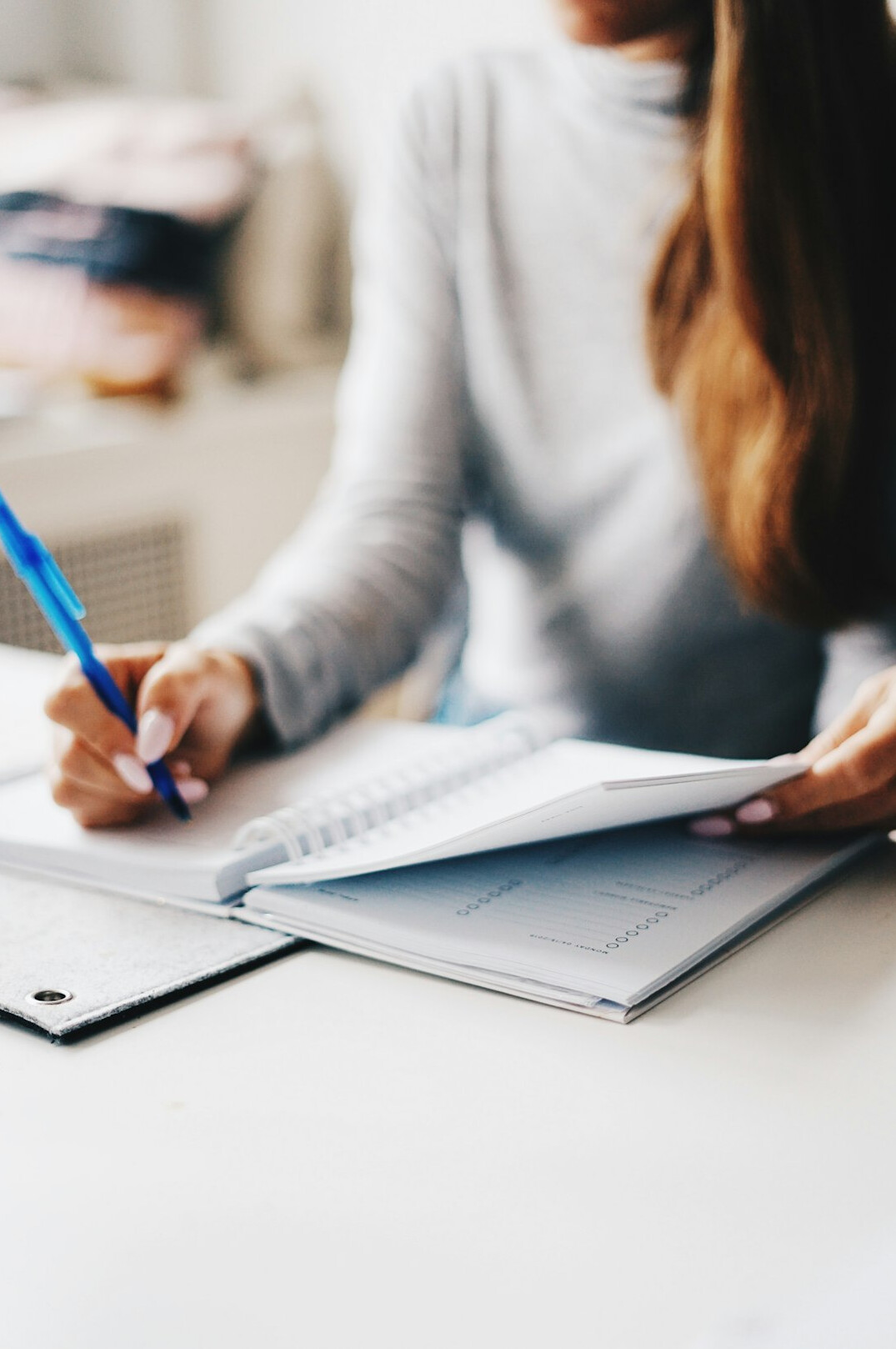 professional woman planning career goals
