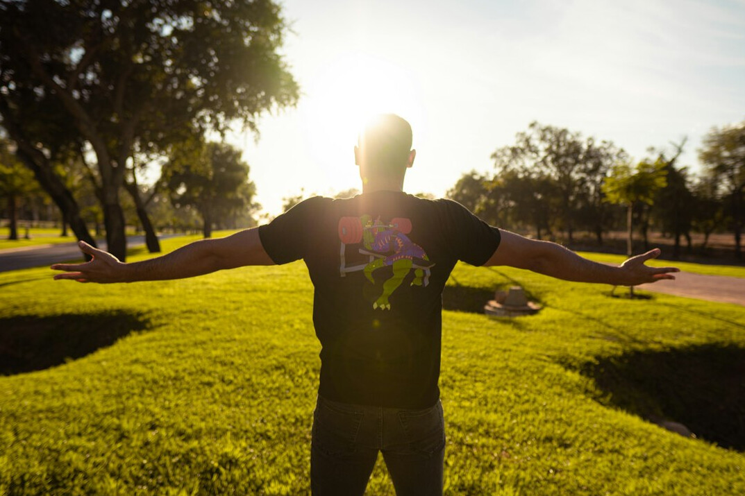 person transforming habits